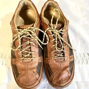 H.S. TRASK Shoes Mens 8.5 M Brown Leather Guide Lace Up Comfort H7002-218 Casual H.S. Trask Leather Boots for Men | Mercari main image 4